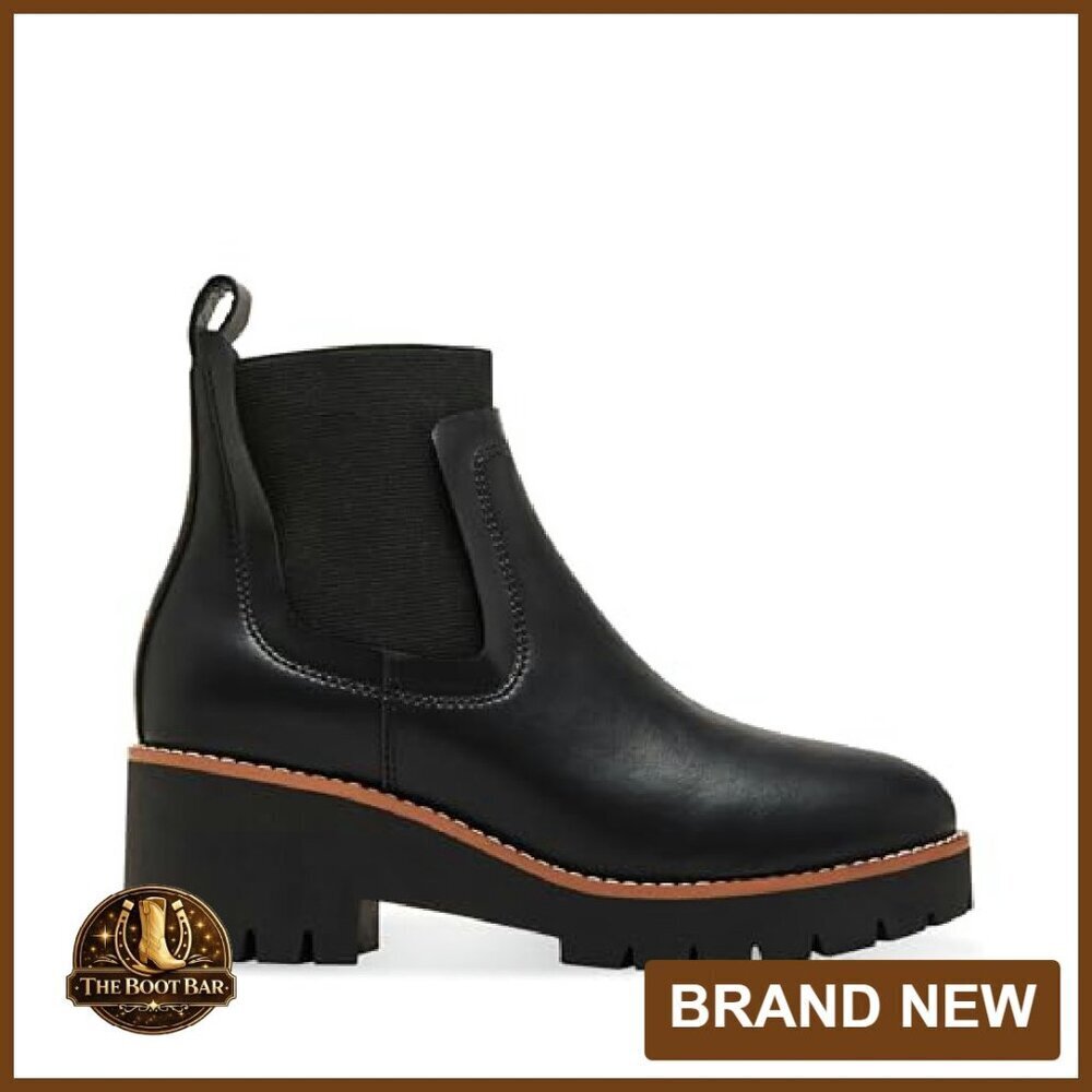 Waterproof Leather Ankle Boots Women's Size 7 Comfortable All-Weather - Picture 7 of 8